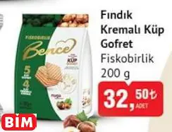 FİSKOBİRLİK FINDIK KREMALI KÜP GOFRET